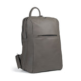 Forge Gray Leather Backpack