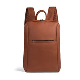Metro Brown Leather Backpack