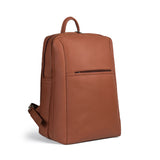 Metro Brown Leather Backpack