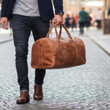 Frontier Leather Duffel Bag