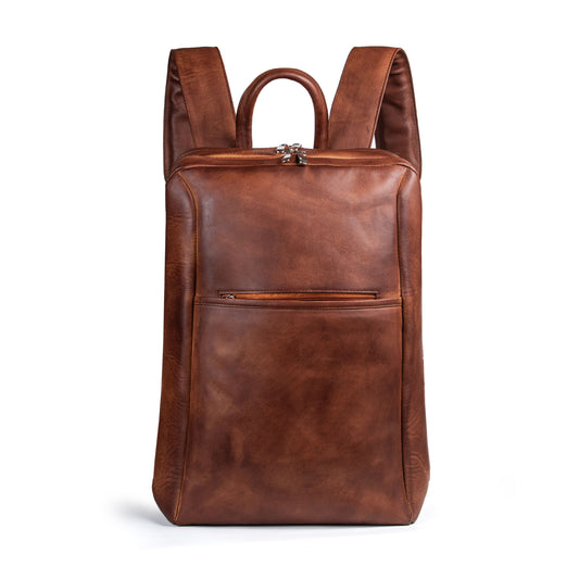 Canyon Brown Leather Backpack