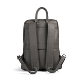 Forge Gray Leather Backpack