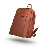 Metro Brown Leather Backpack