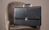 BlackEdge leather laptop bag