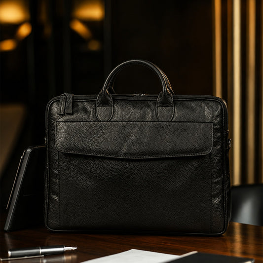 Verge Leather Laptop Bag
