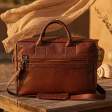 Mark Camel Brown Laptop Bag