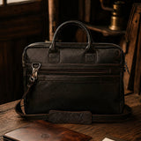 Vista Dark Brown Laptop Bag
