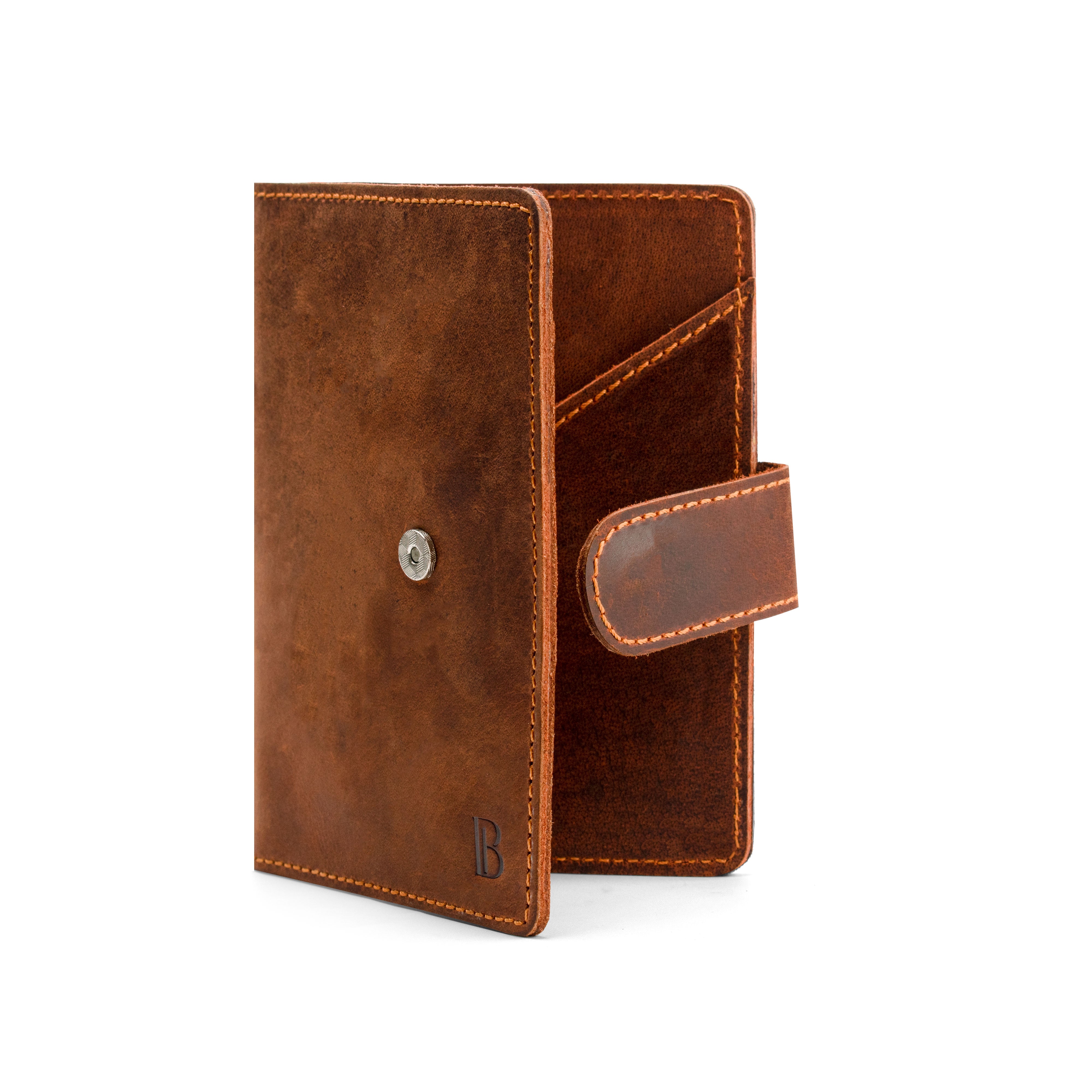 Vintage Brown Passport Cover