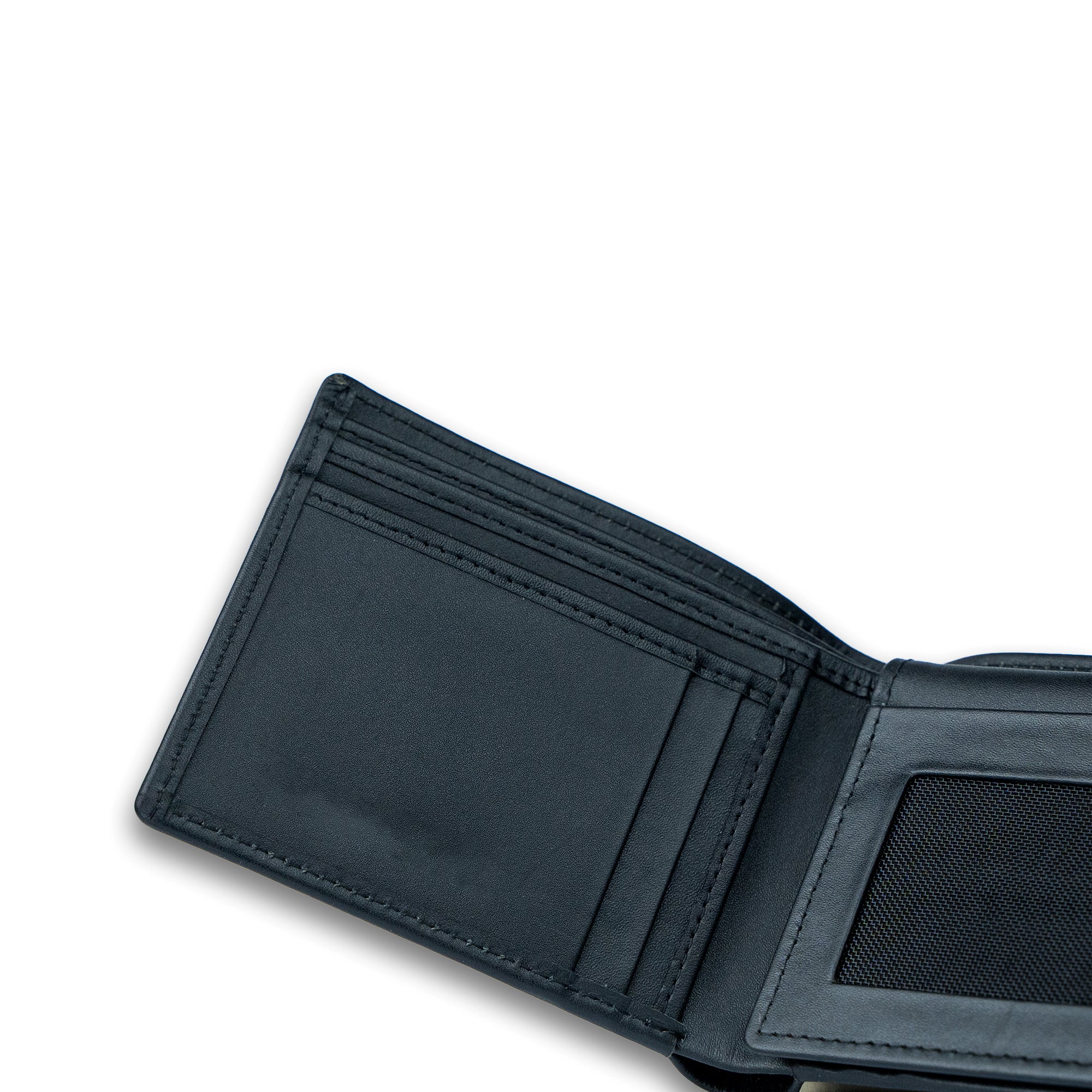 Forge Black Leather Wallet