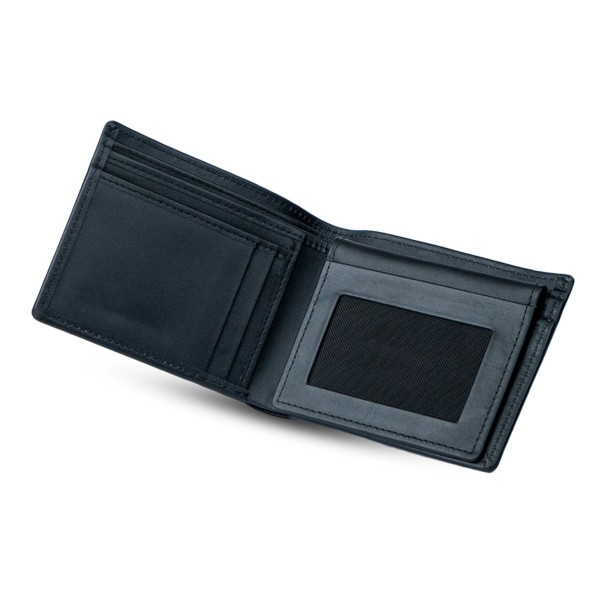 Forge Black Leather Wallet