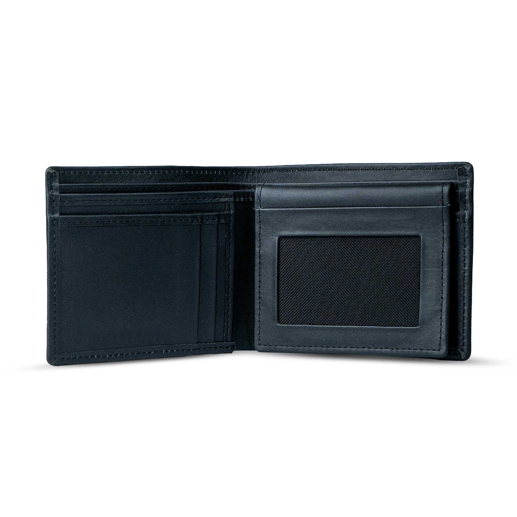 Forge Black Leather Wallet