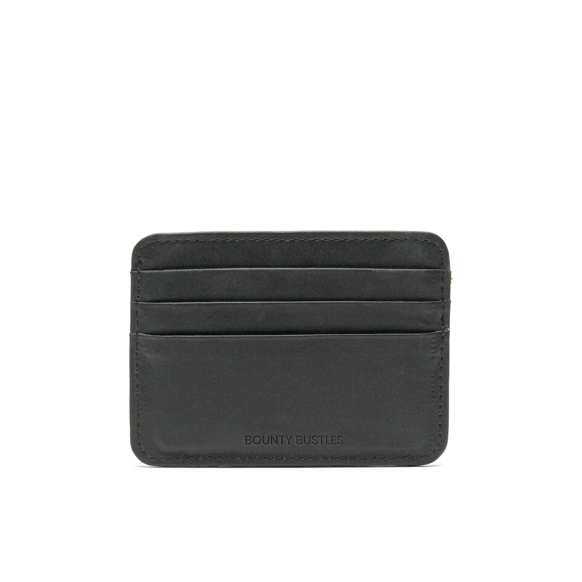 Slim Black Leather Cardholder