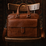Huston Brown Laptop Bag