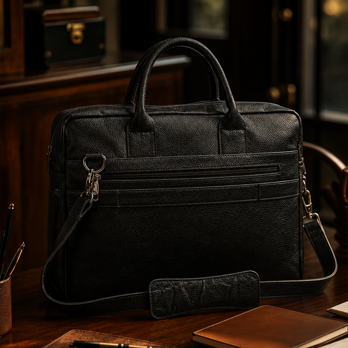Porter Black Laptop Bag