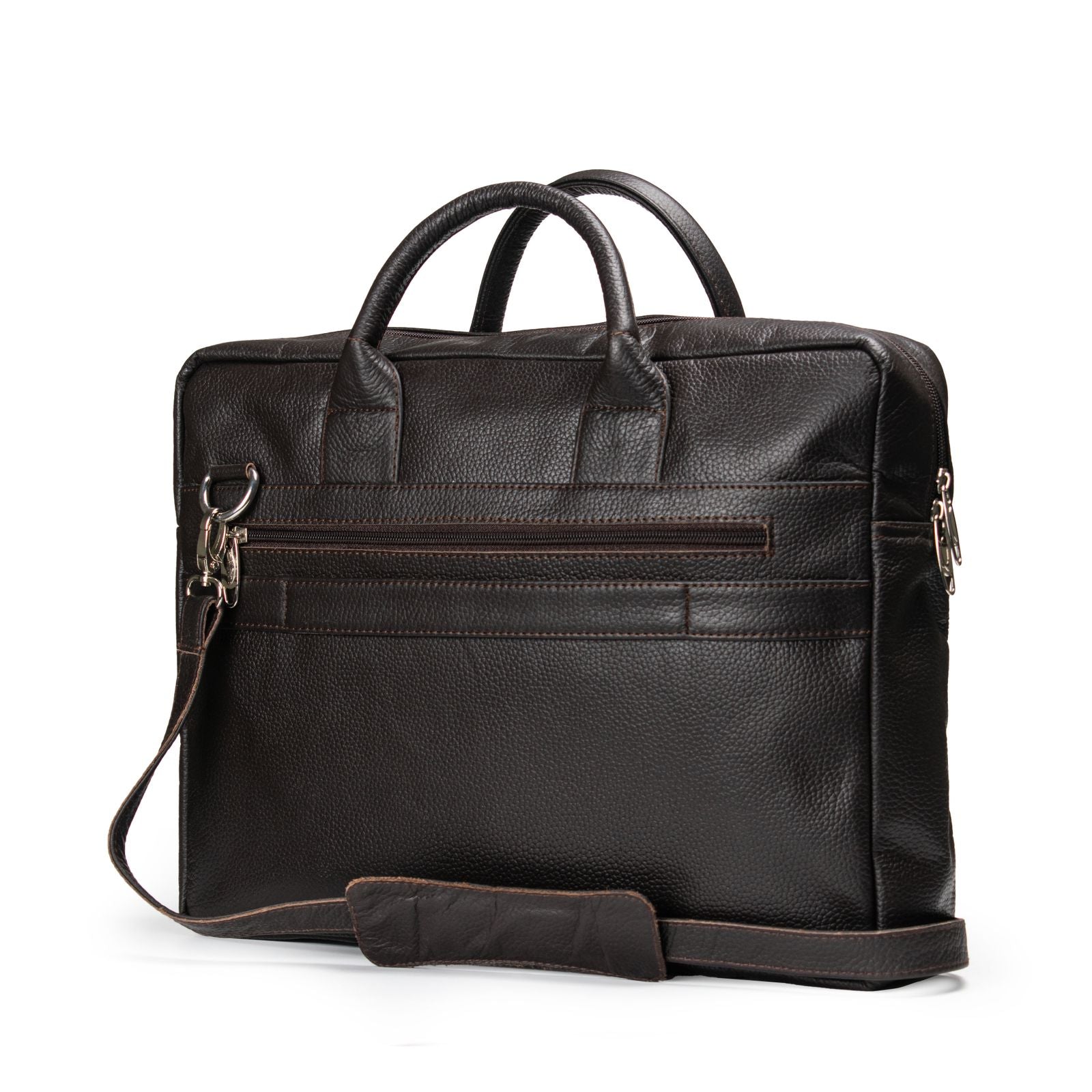 Vista Dark Brown Laptop Bag